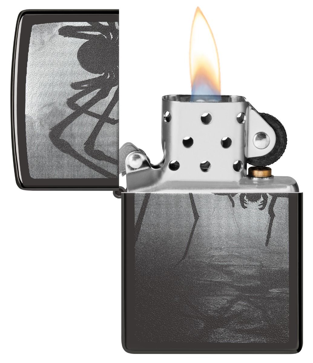 Zippo Aansteker 24756 Spider Design - achteraanzicht