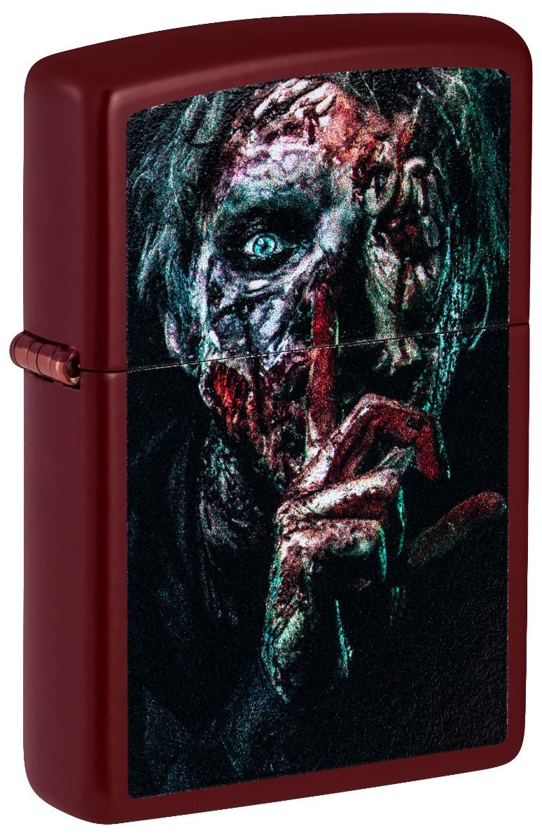 Zippo Aansteker 46021 Quiet Zombie Design - vooraanzicht