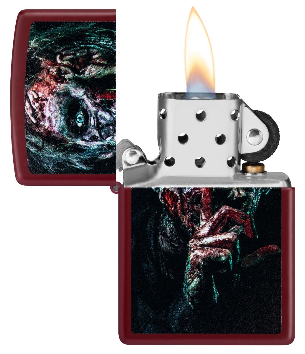 Zippo Aansteker 46021 Quiet Zombie Design - achteraanzicht