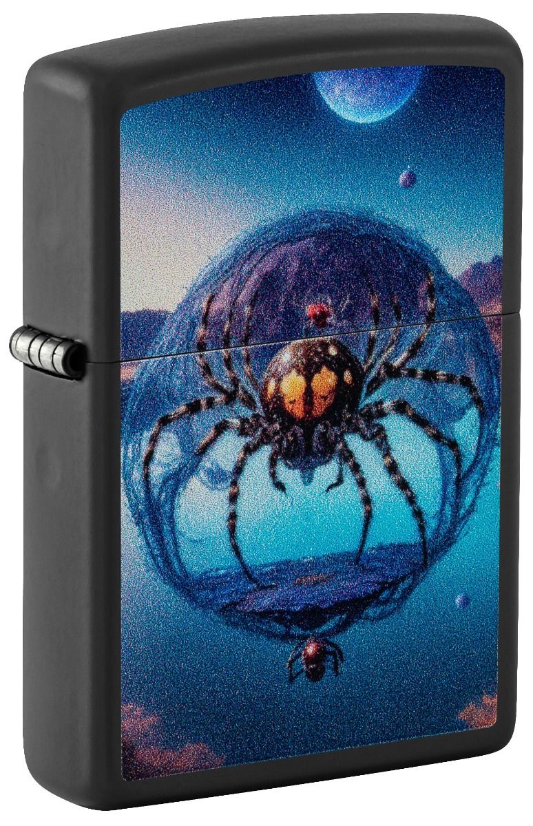 Zippo Aansteker - 218 Spider in Bubble Design - vooraanzicht