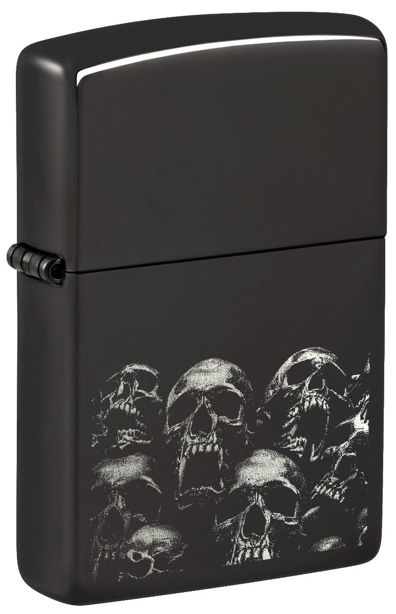 Zippo Aansteker - 24756 Skulls Design - vooraanzicht