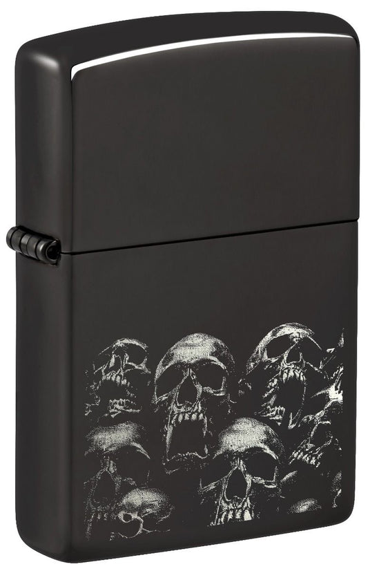 Zippo Aansteker - 24756 Skulls Design - vooraanzicht
