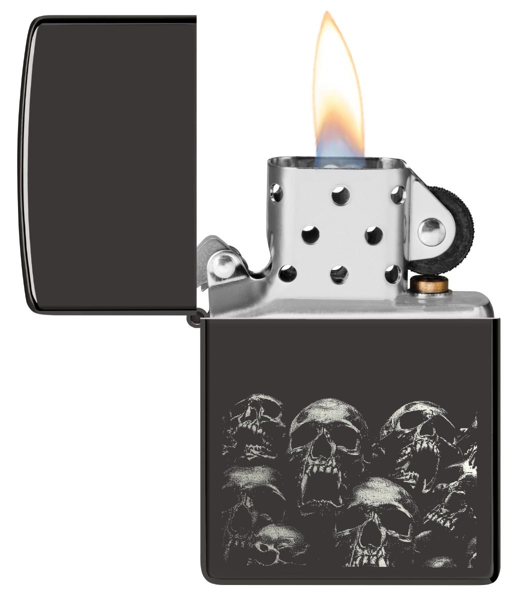 Zippo Aansteker - 24756 Skulls Design - detail 1