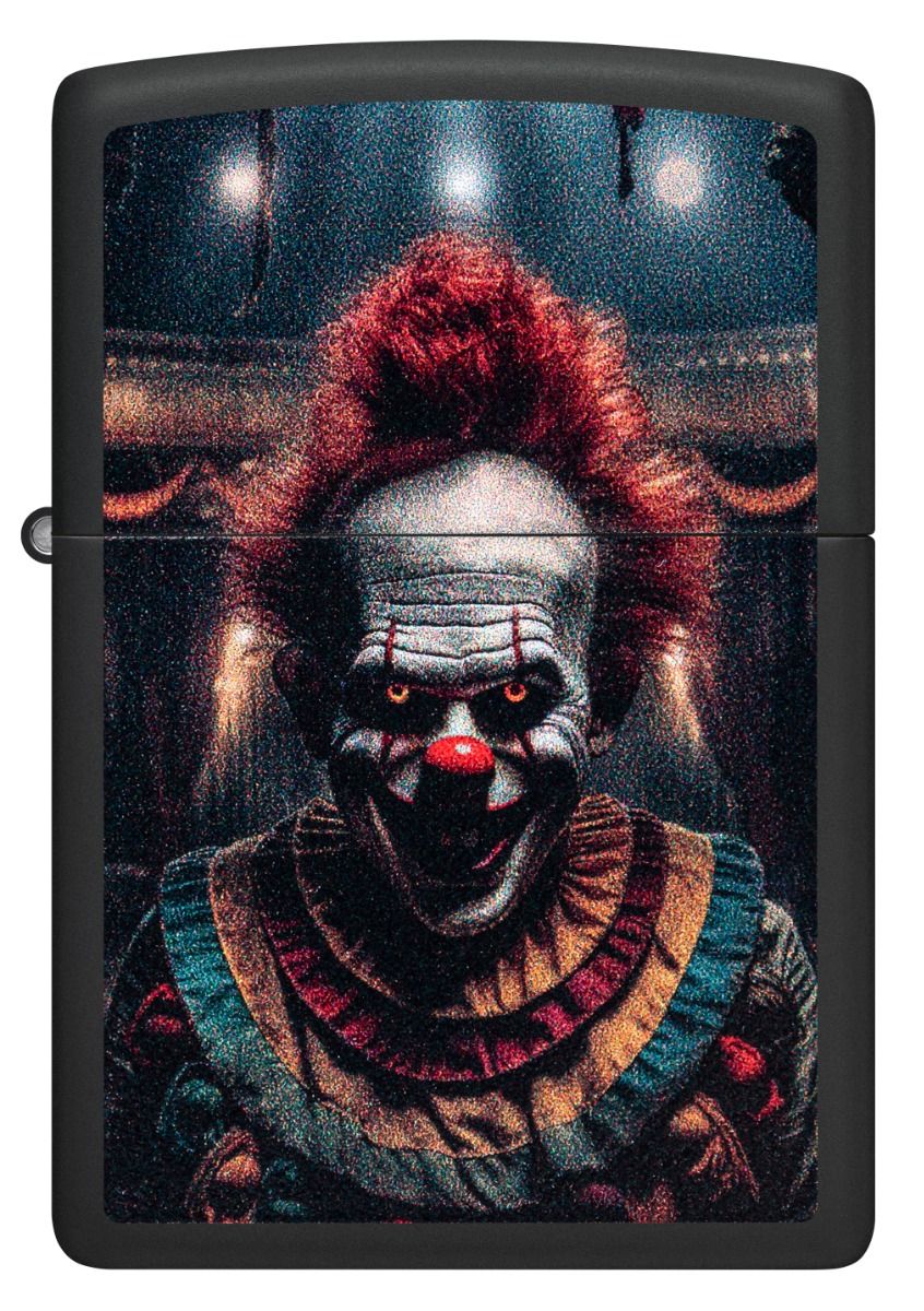 Zippo Aansteker - 218 Creepy Clown Design - achteraanzicht