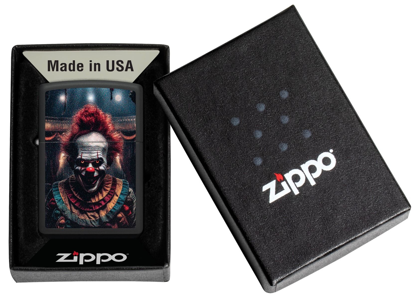 Zippo Aansteker - 218 Creepy Clown Design - detail 2