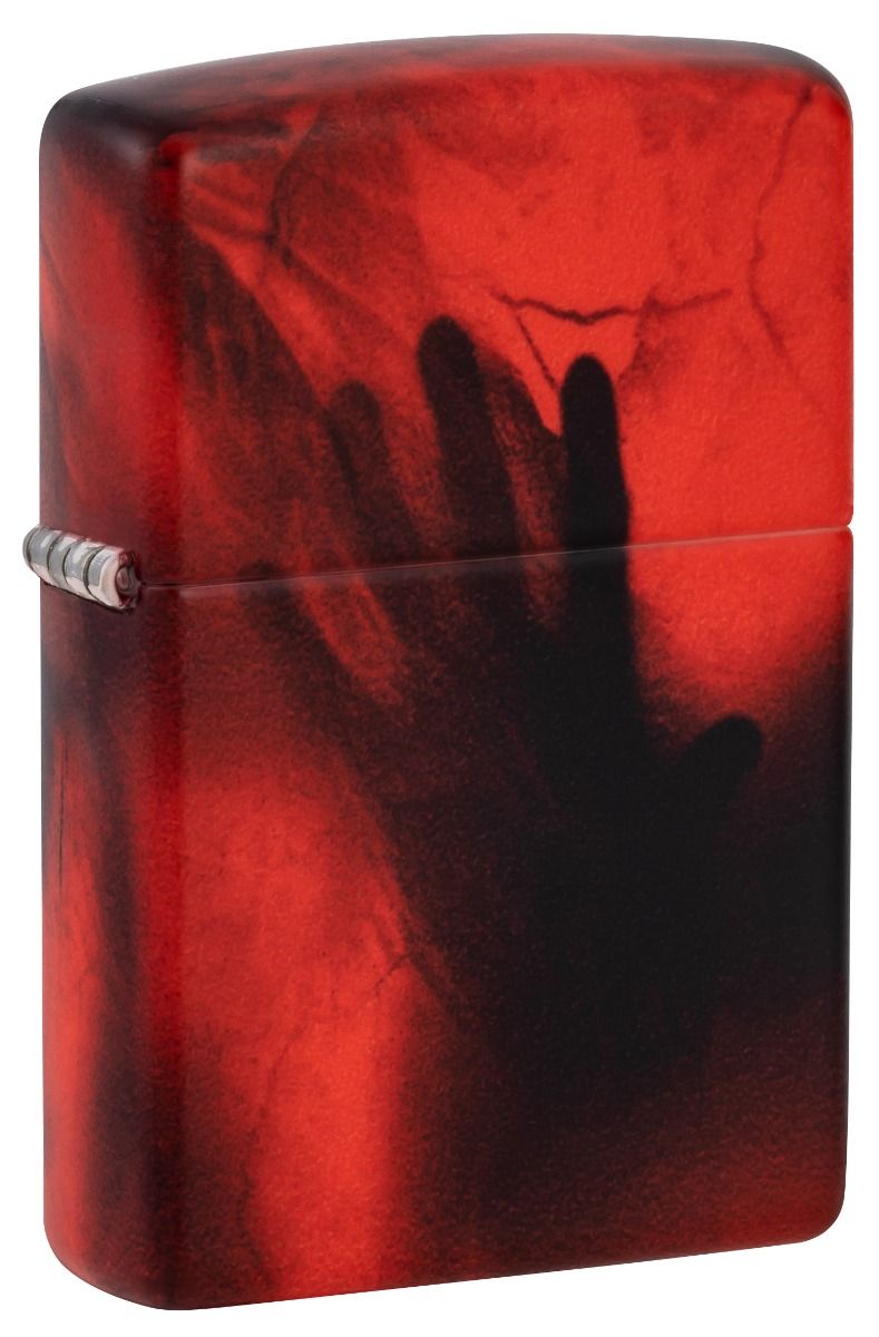 Zippo Aansteker 49352 Creepy Skull and Hand Design - vooraanzicht