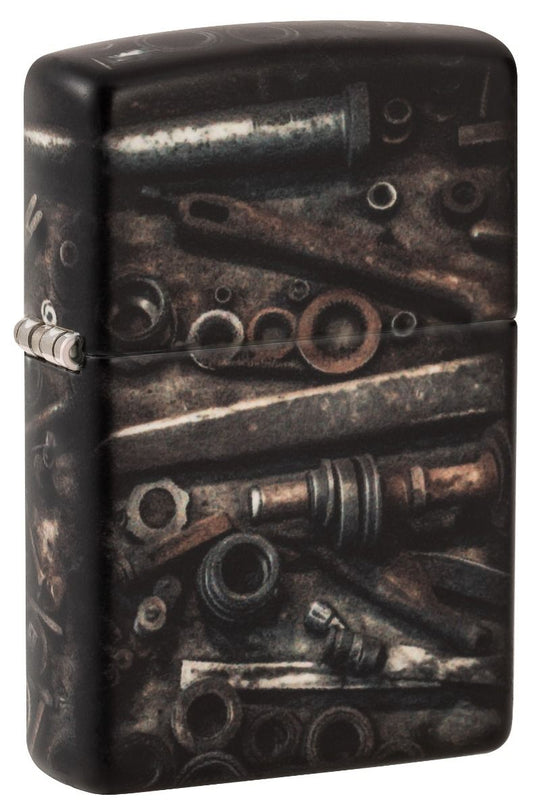 Zippo Aansteker 49352 Vintage Tools design - vooraanzicht