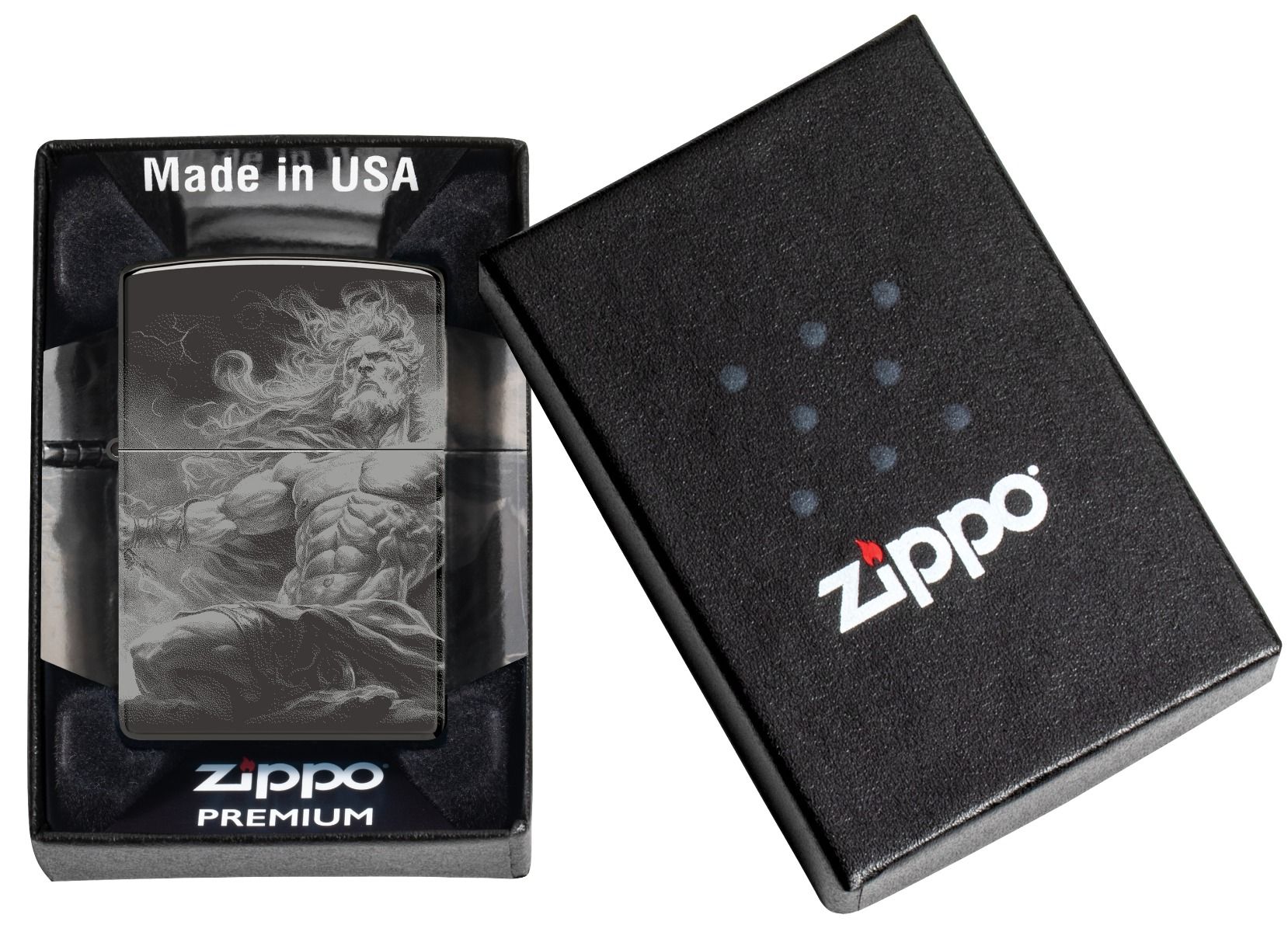 Zippo Aansteker 24756 Zeus Design - detail