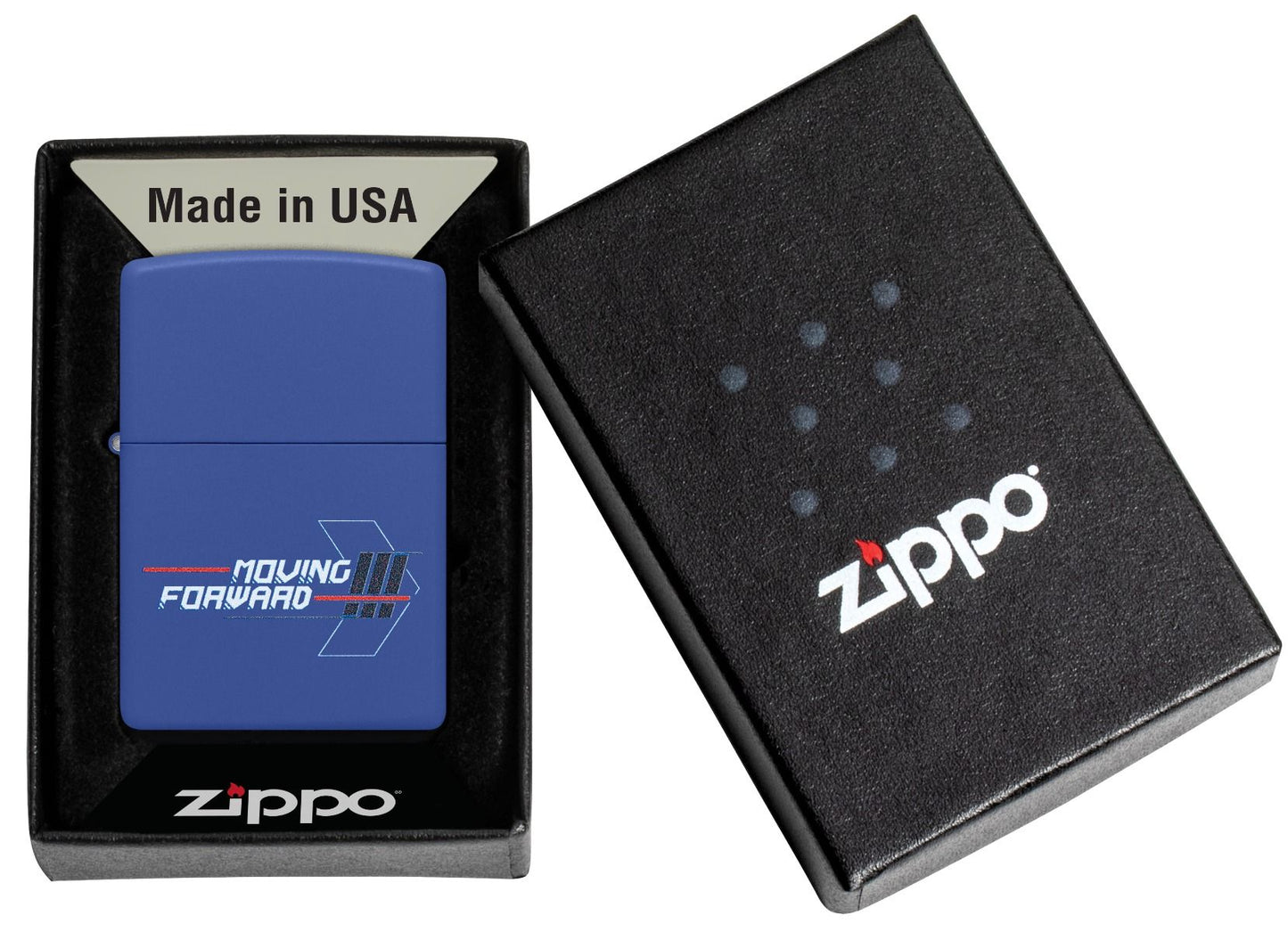 Zippo Aansteker 229 Moving Forward Design - achteraanzicht