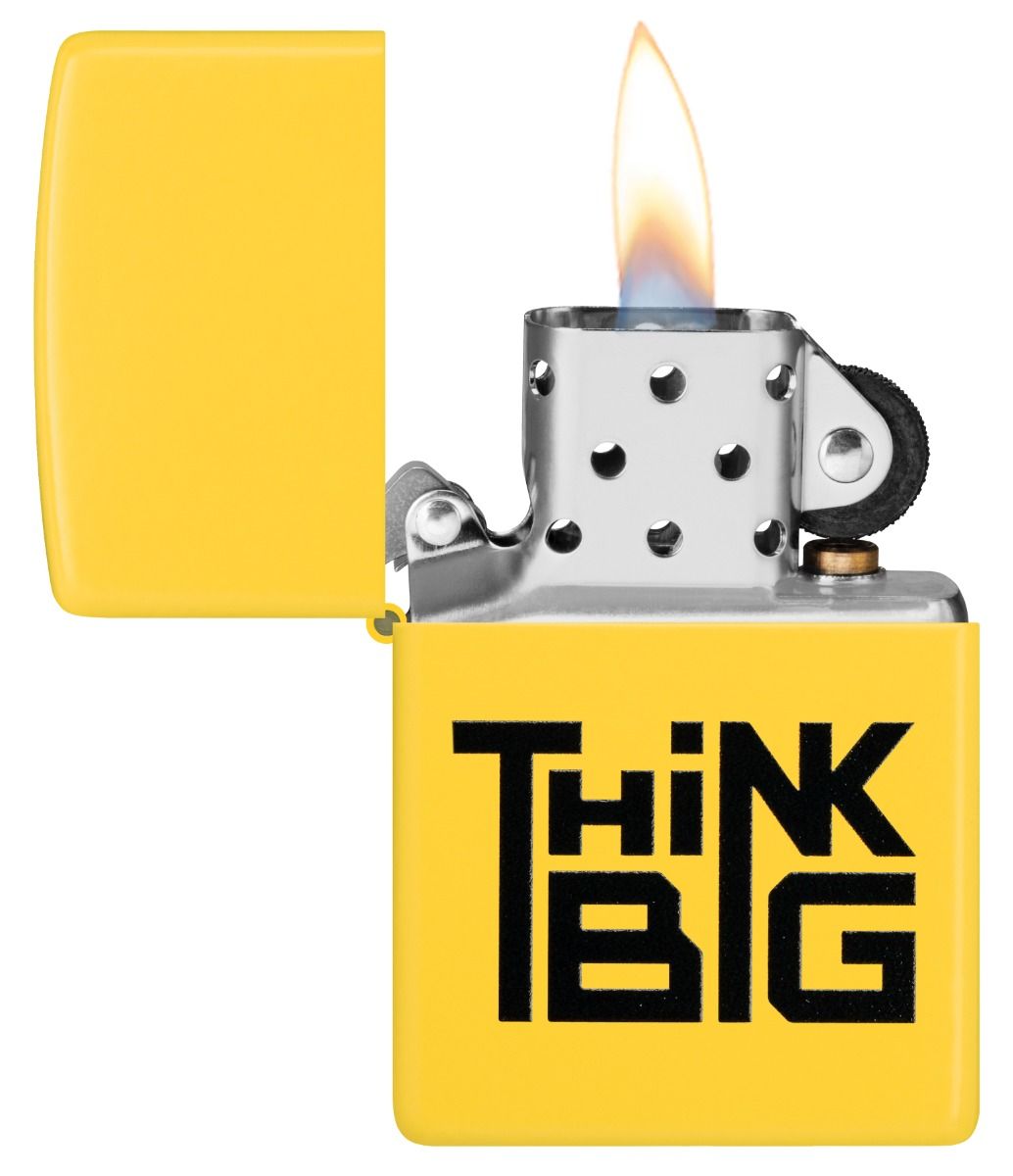 Zippo Aansteker 46019 Think Big Design - achteraanzicht