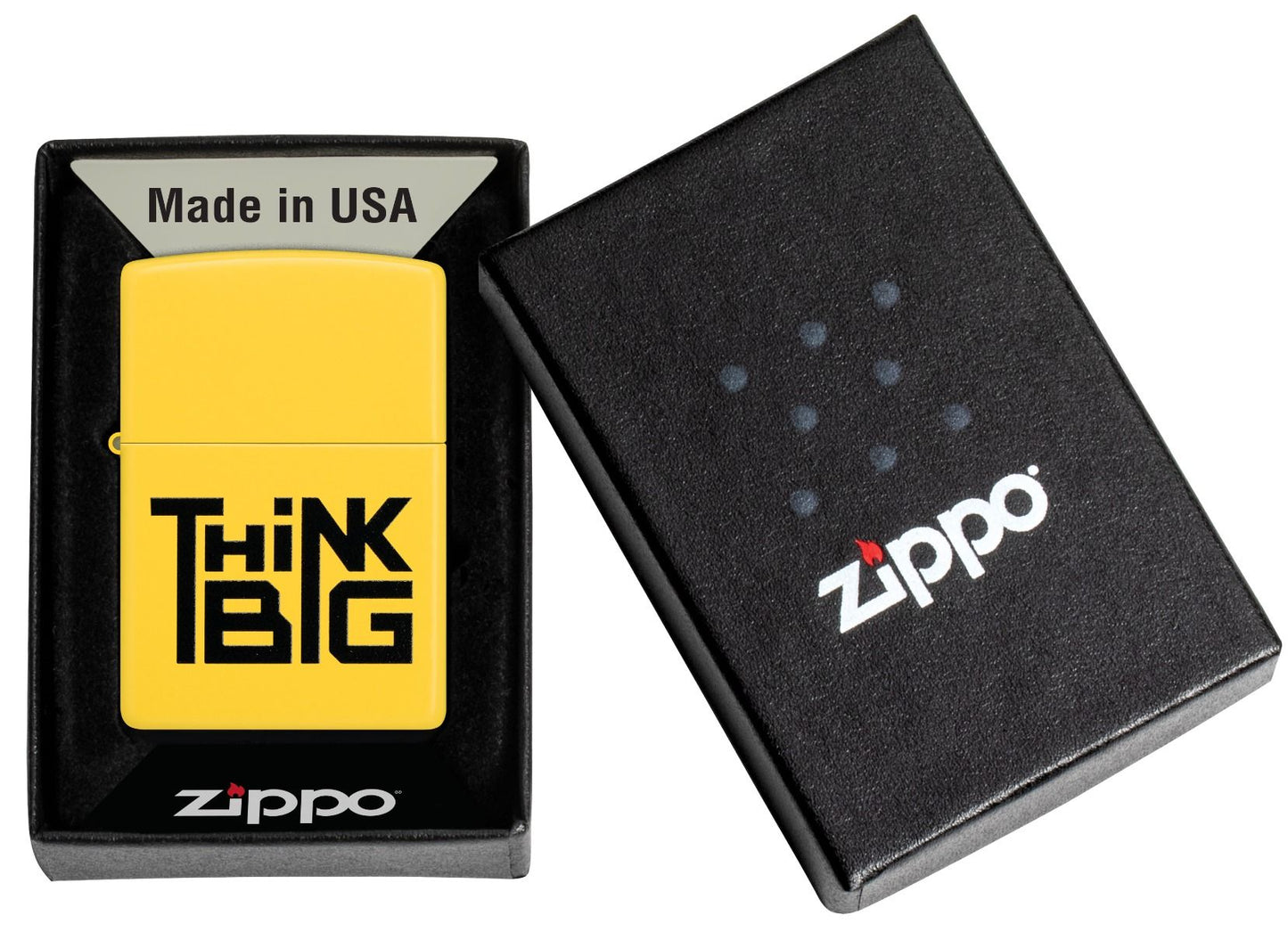 Zippo Aansteker 46019 Think Big Design - detail