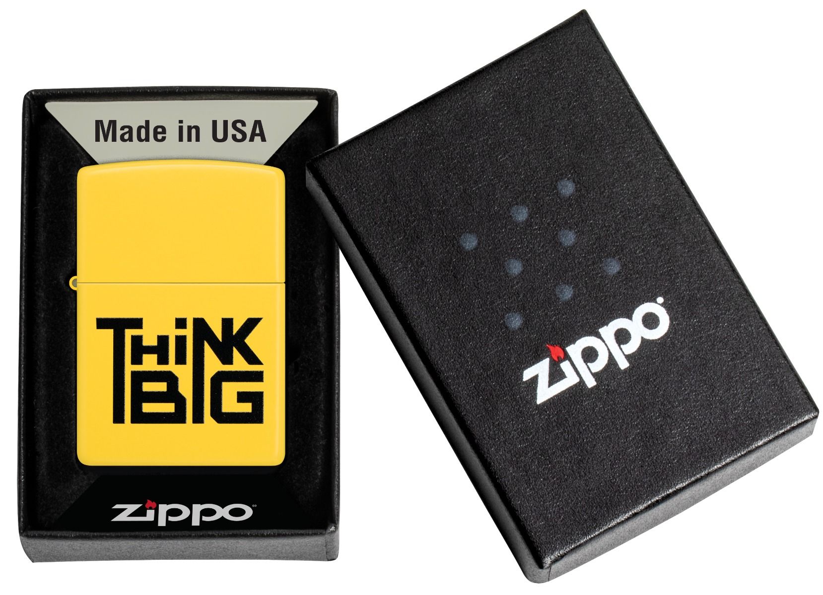 Zippo Aansteker 46019 Think Big Design - detail