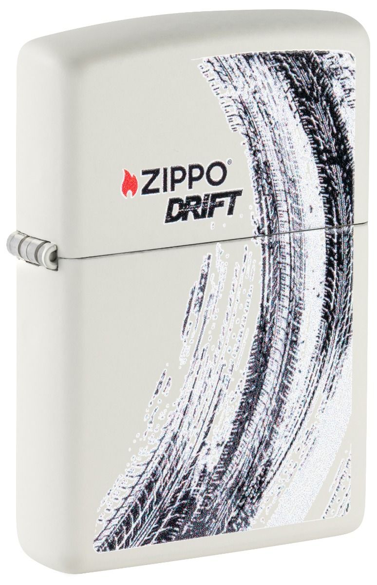 Zippo Aansteker 214 Zippo Drift Design - vooraanzicht