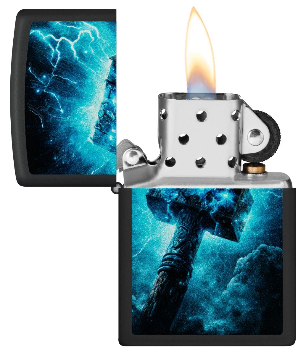 Zippo Aansteker - 218 Thors Hammer Design - detail 1