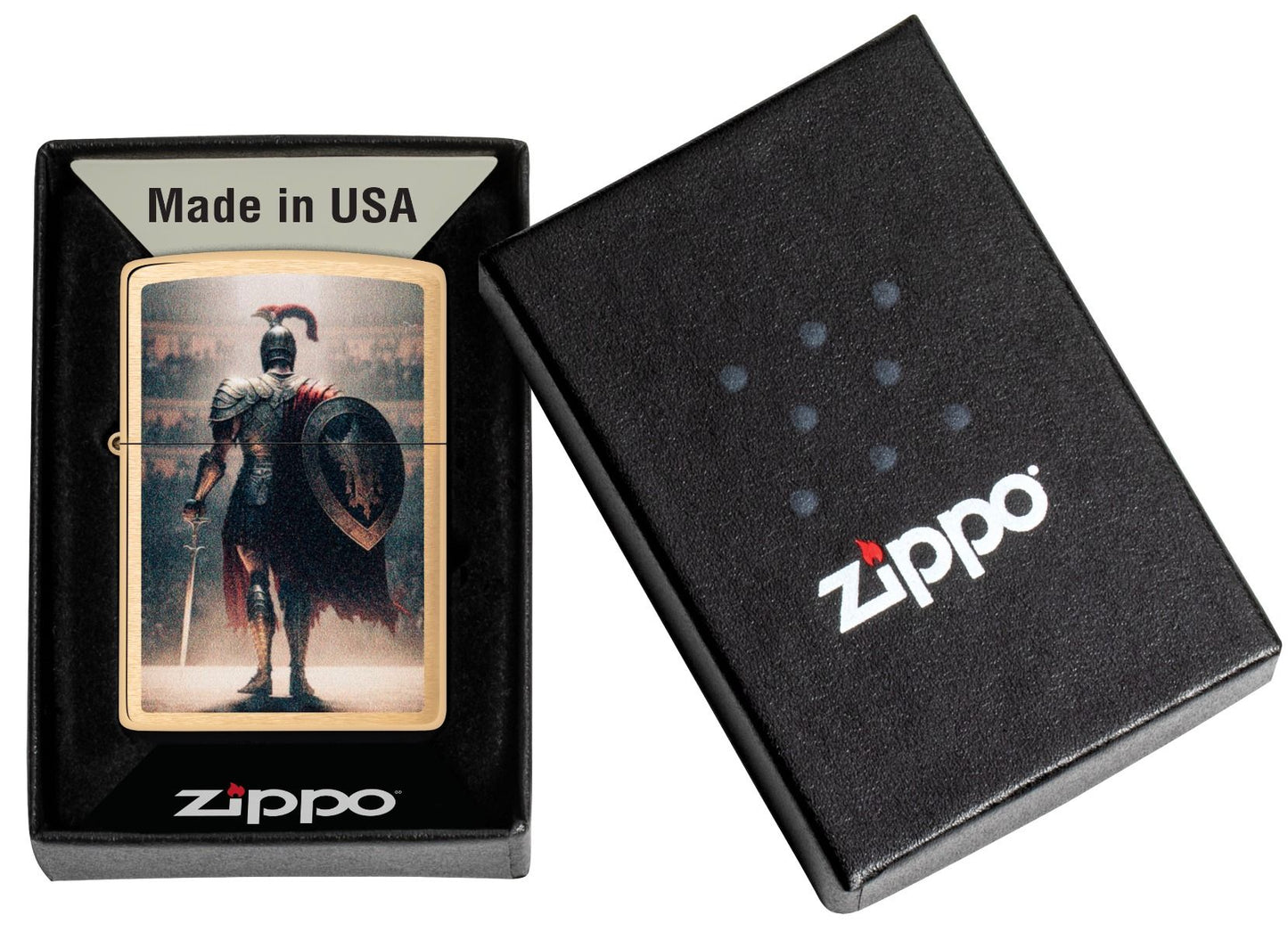 Zippo Aansteker - 204B Gladiator Design - detail 2