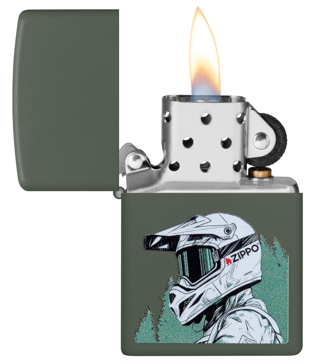 Zippo Aansteker - 221 Zippo Helmet Design - detail 1