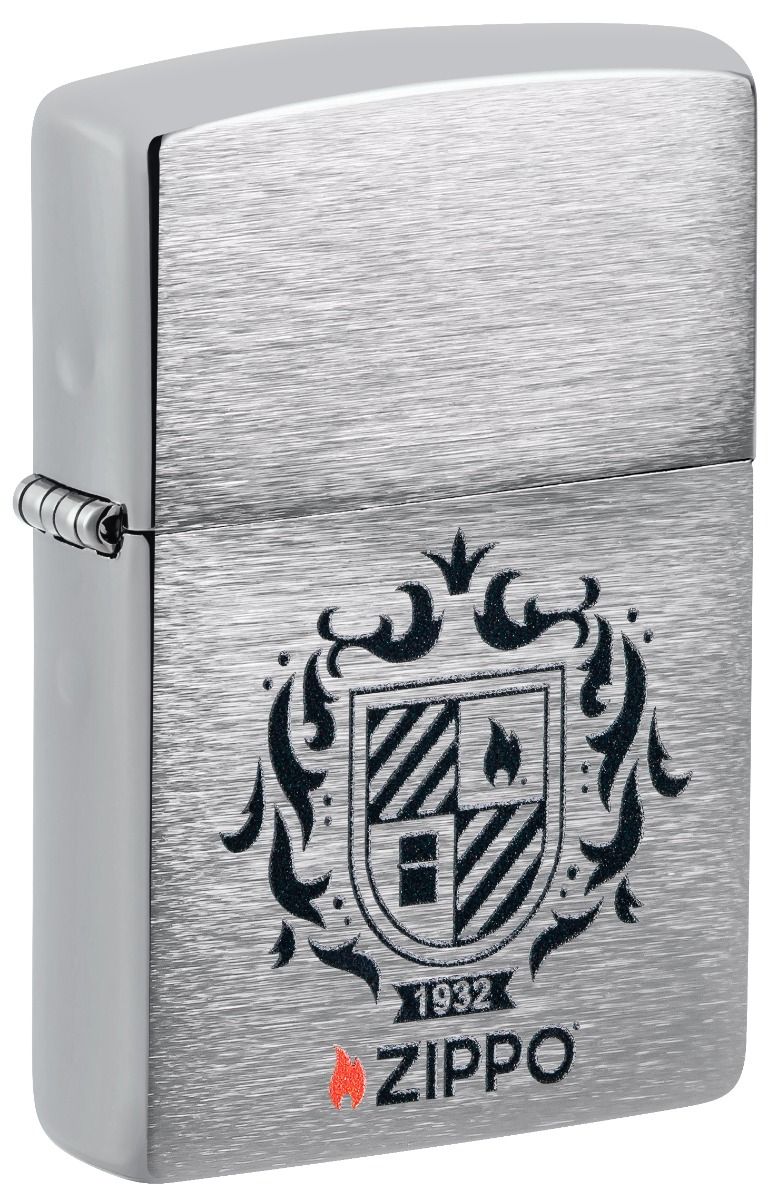 Zippo Aansteker 200 Heraldic Crest Design - vooraanzicht