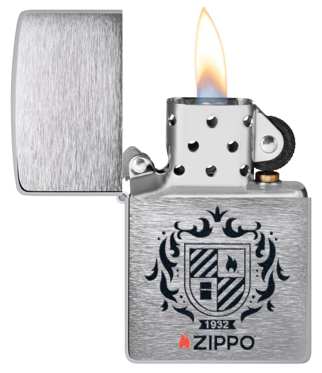 Zippo Aansteker 200 Heraldic Crest Design - achteraanzicht