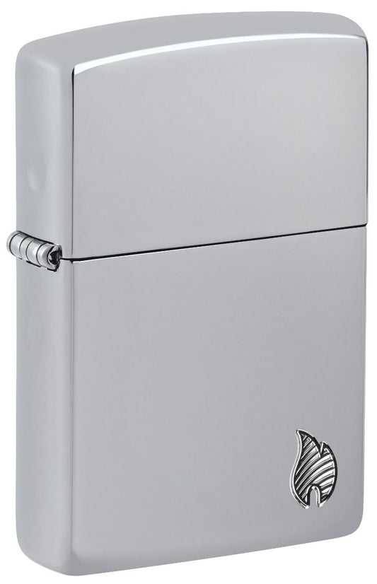 Zippo Aansteker 167 Armor Series Flame - vooraanzicht