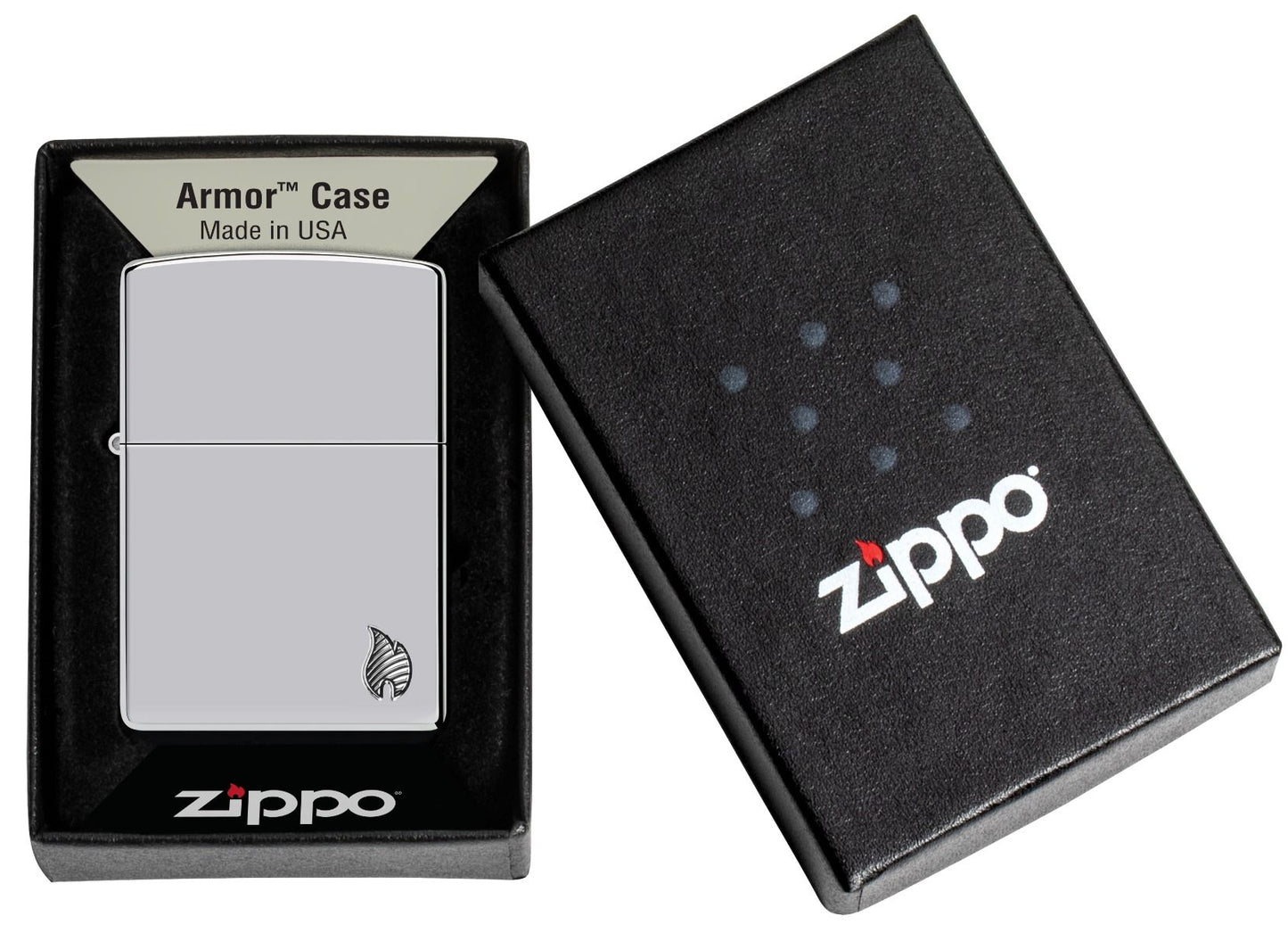 Zippo Aansteker 167 Armor Series Flame - detail