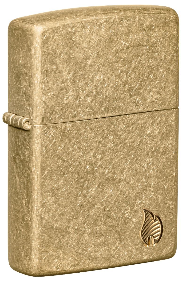 Zippo Aansteker 28496 Armor Series Flame - vooraanzicht