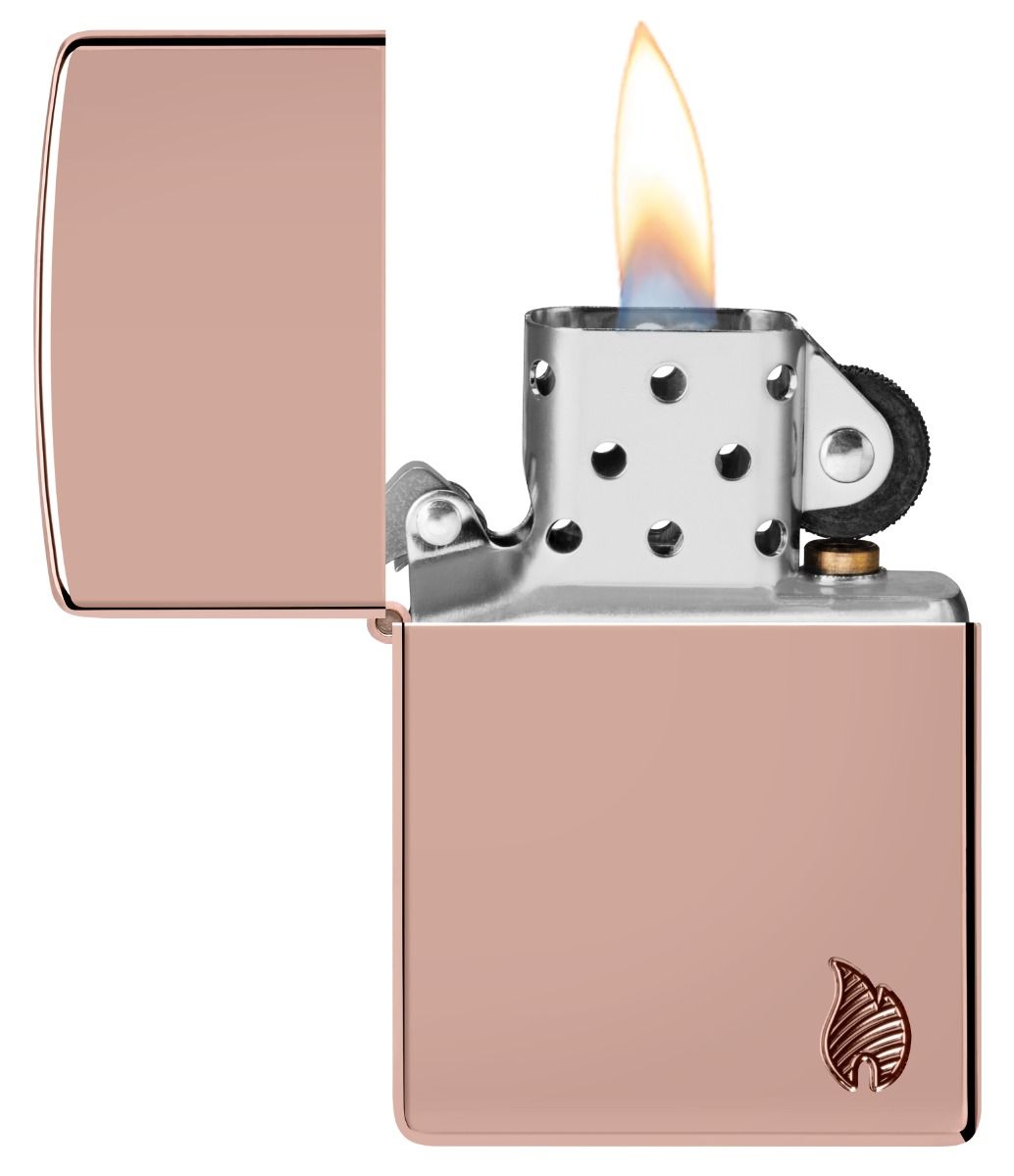 Zippo Aansteker 49504 Armor Series Flame - achteraanzicht