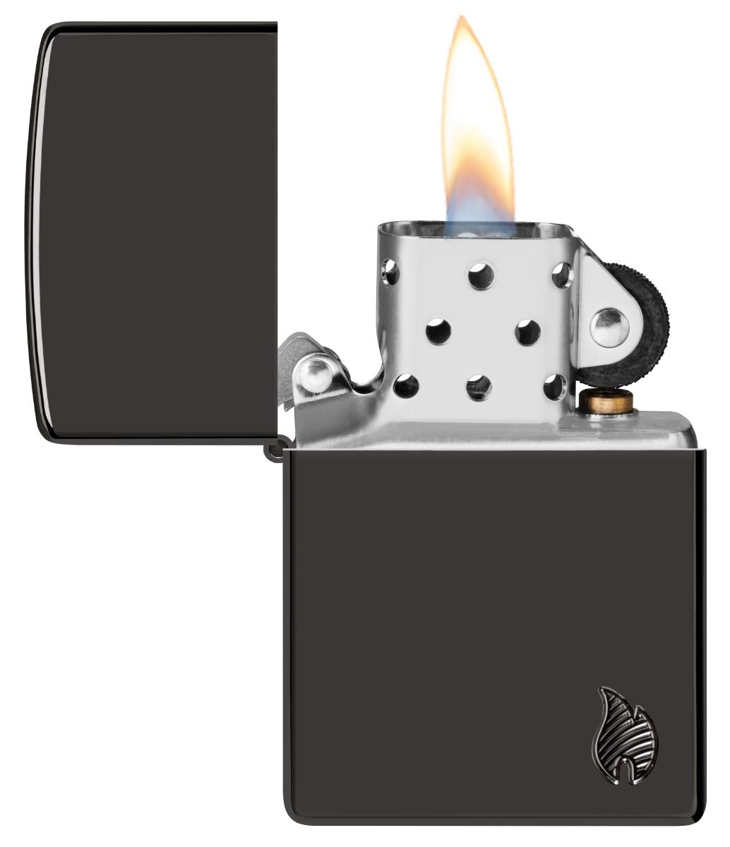 Zippo Aansteker 46362 Armor Series Flame - achteraanzicht