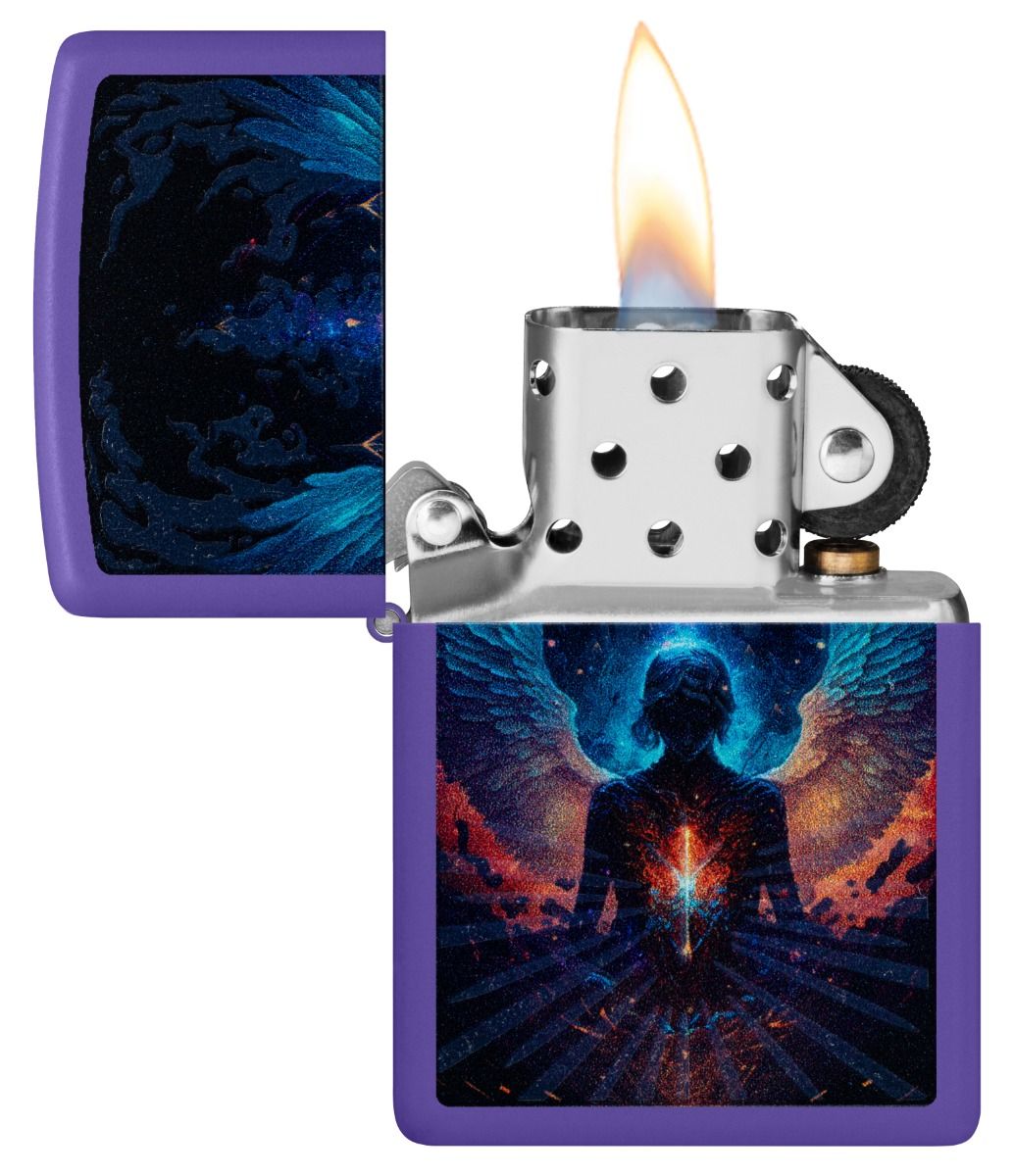 Zippo Aansteker 237 Angel Design - achteraanzicht