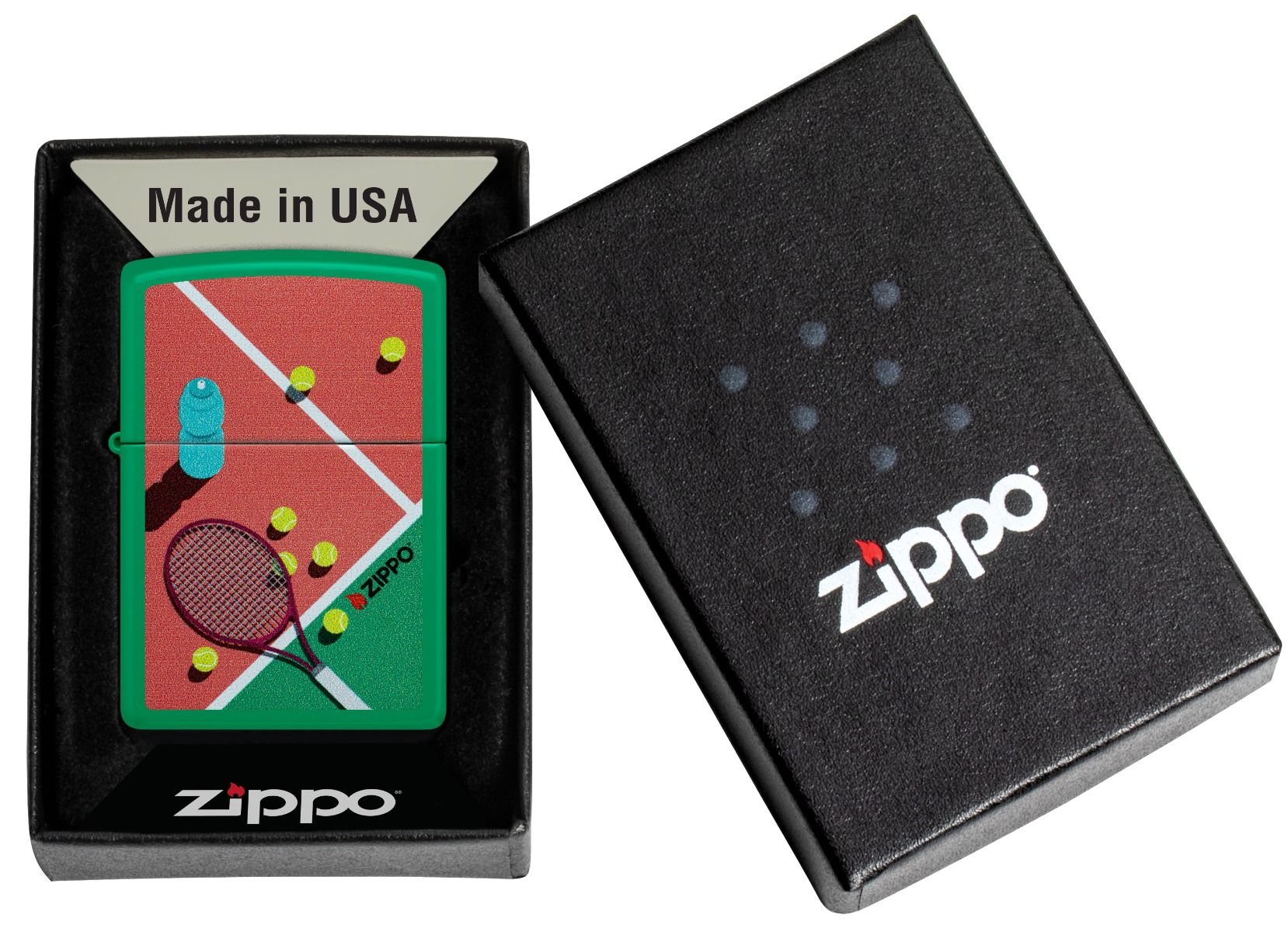 Zippo Aansteker 48629 Tennis Design - detail