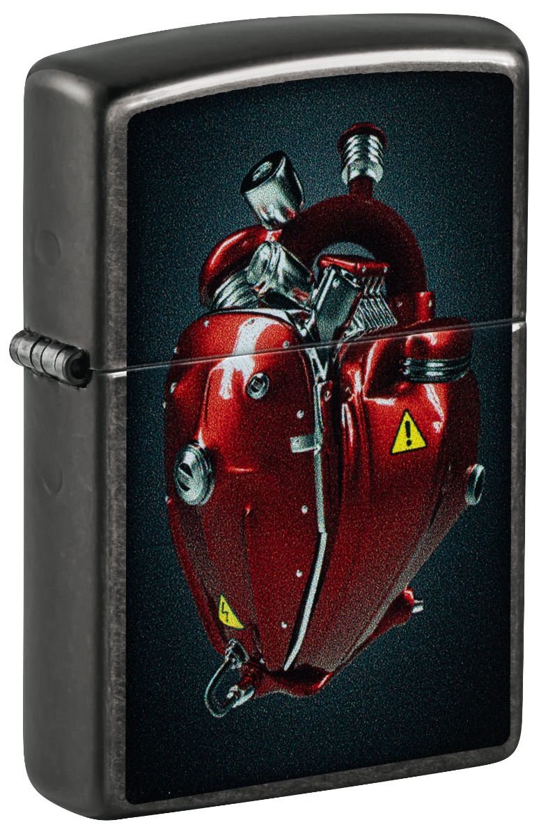 Zippo Aansteker 28378 Heart Engine Design - vooraanzicht