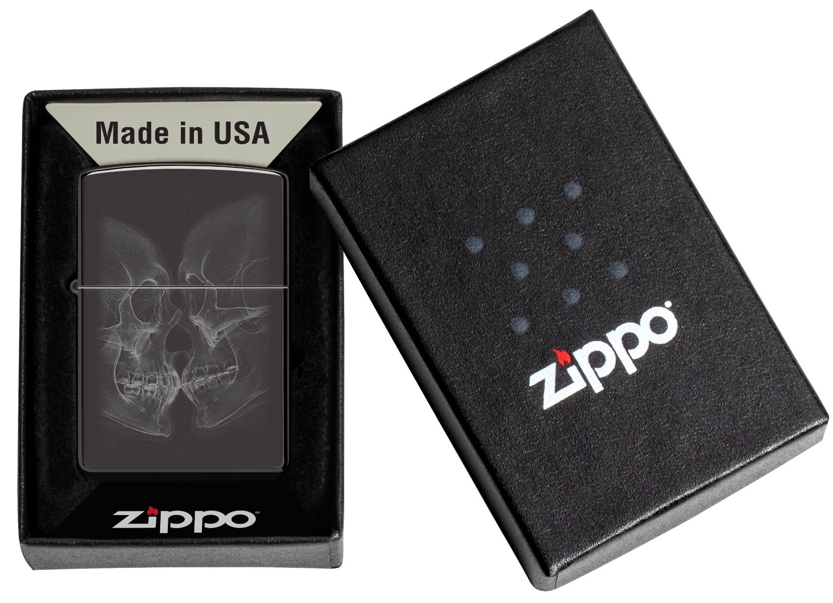 Zippo Aansteker 24756 X-Ray Kiss Design - detail
