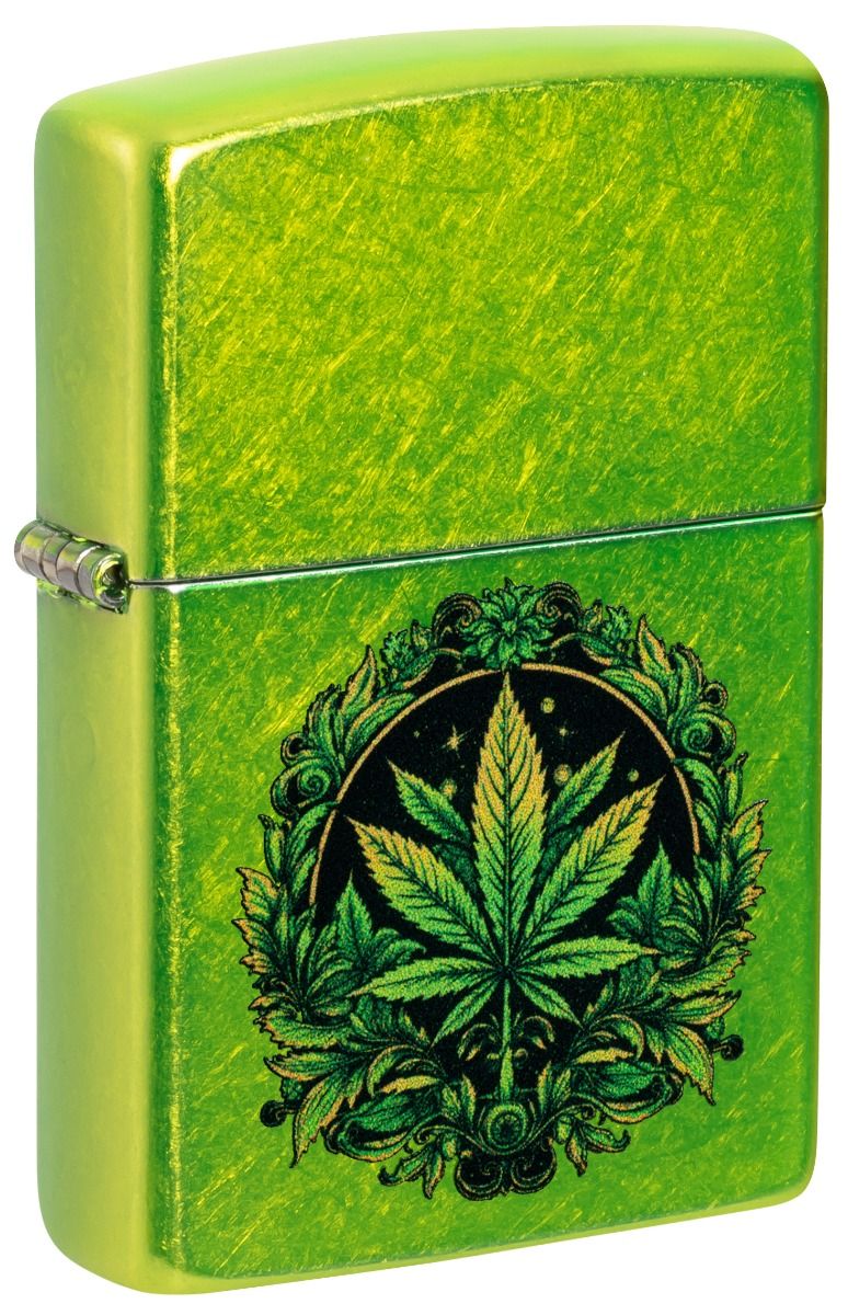 Zippo Aansteker 24513 Leaf Design - vooraanzicht