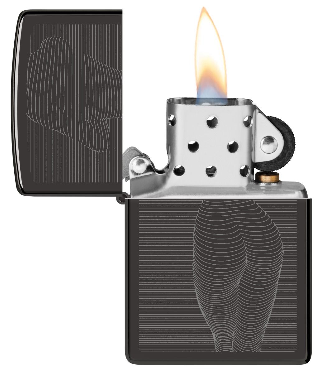 Zippo Aansteker 24756 Lady Design - achteraanzicht