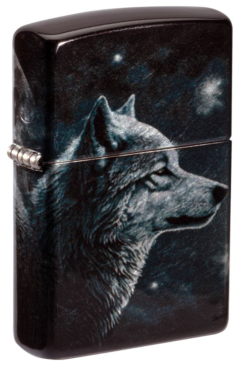 Zippo Aansteker 48459 Wolves Design - vooraanzicht