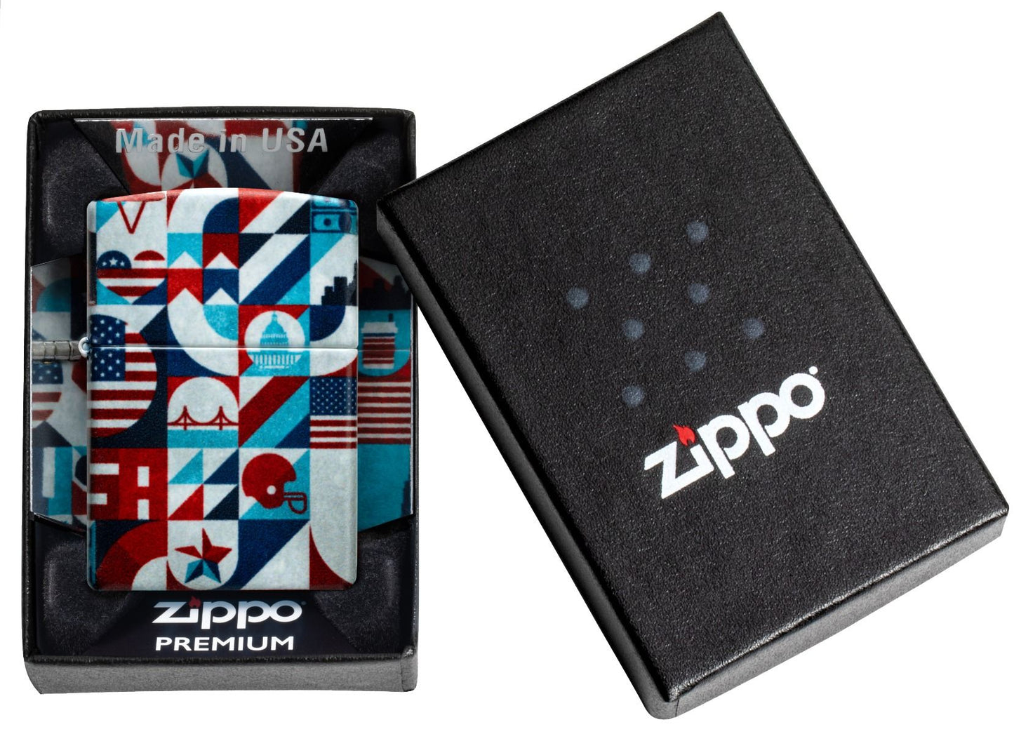 Zippo Aansteker 49352 American Icons Design - detail