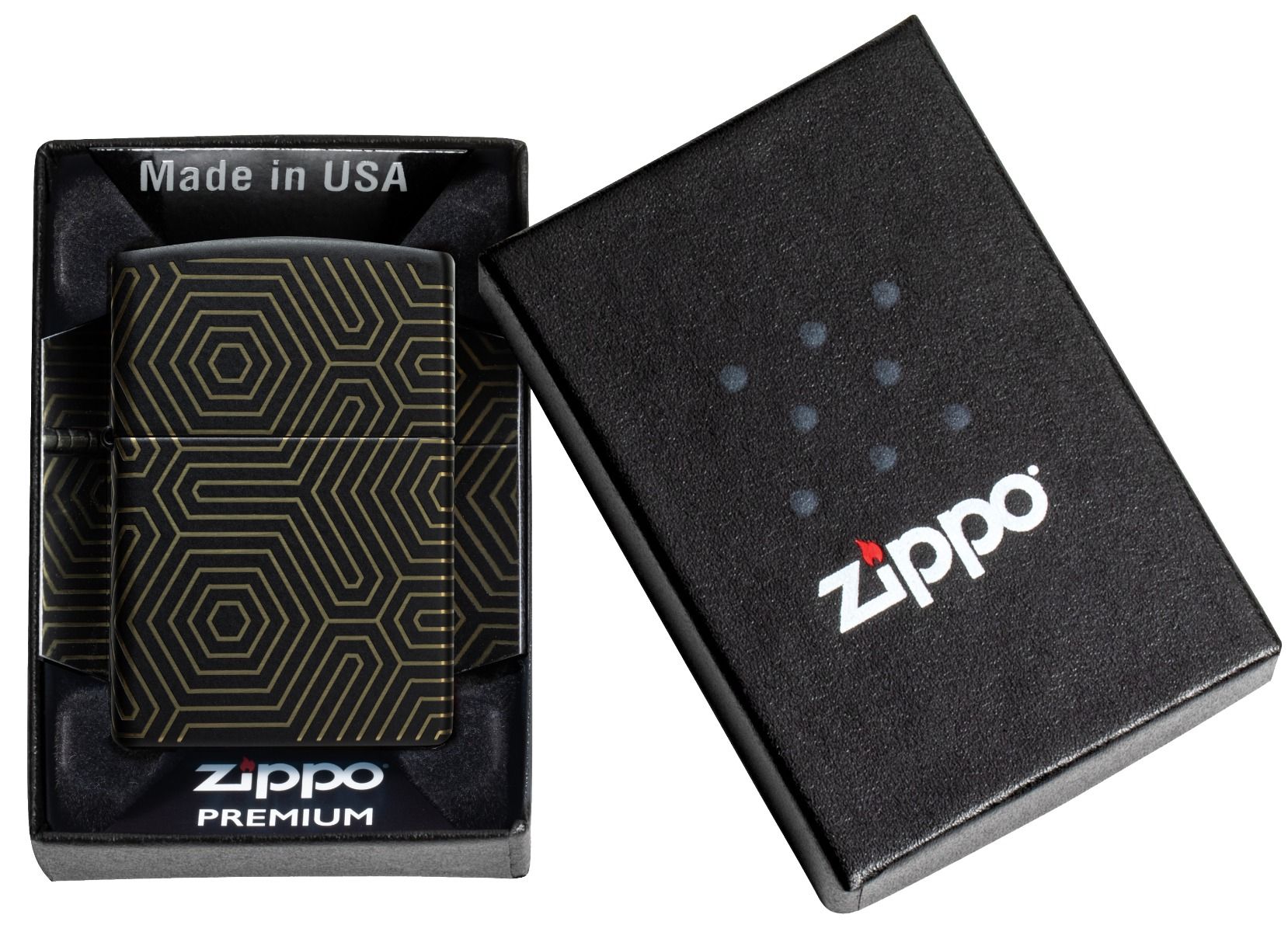 Zippo Aansteker - 218 Geometric Lines Design - detail 3