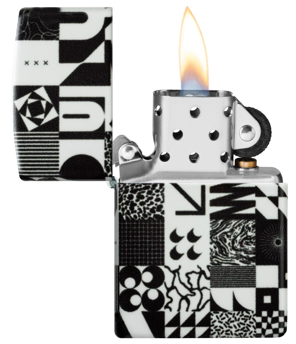 Zippo 49352 Abstract Pattern Design aansteker detail 1