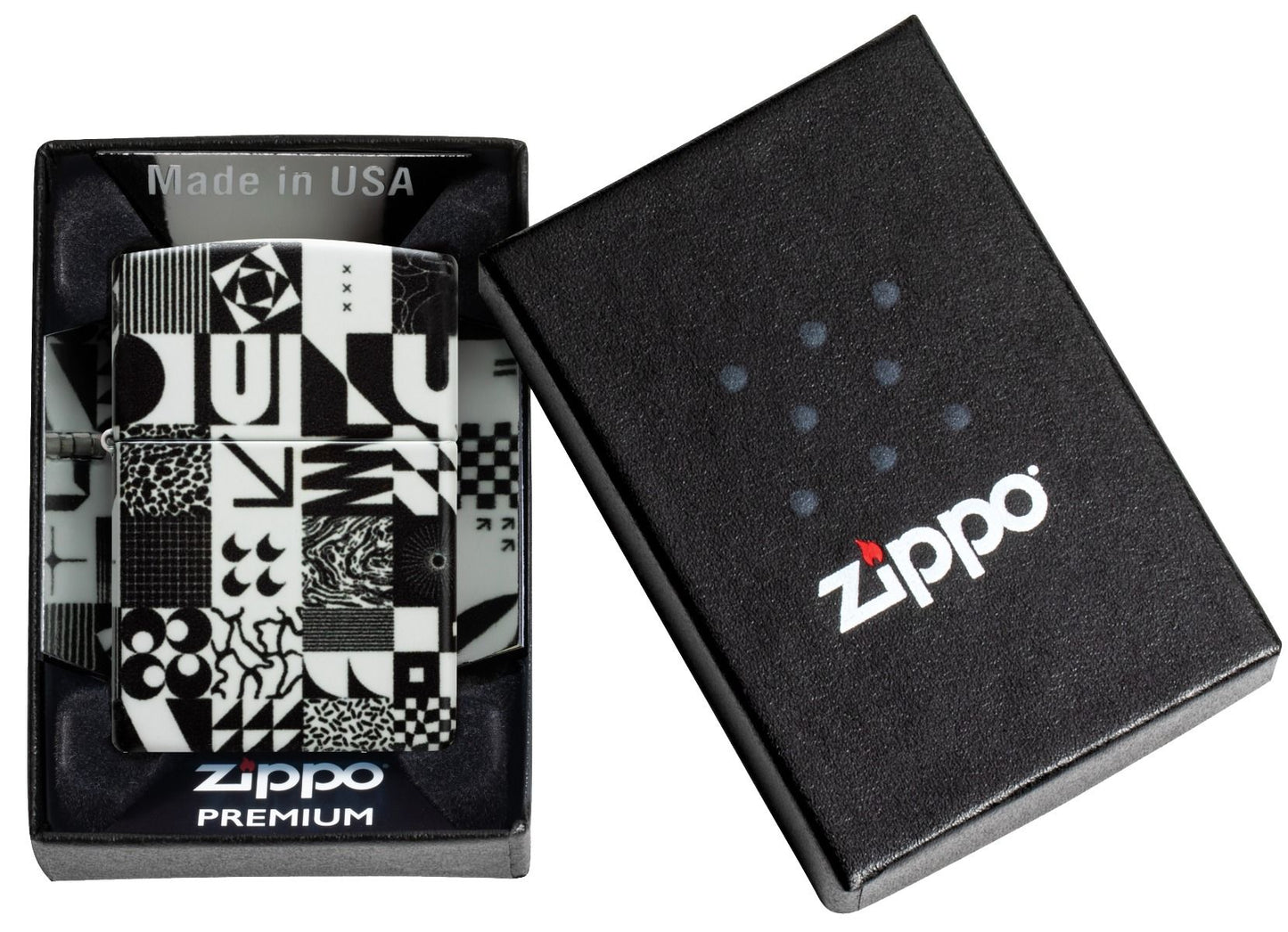 Zippo 49352 Abstract Pattern Design aansteker detail 4