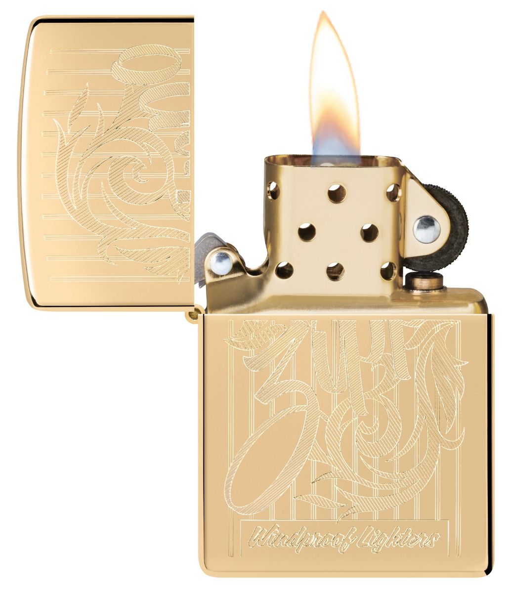 Zippo 254B Zippo Windproof Lighter Design - achteraanzicht