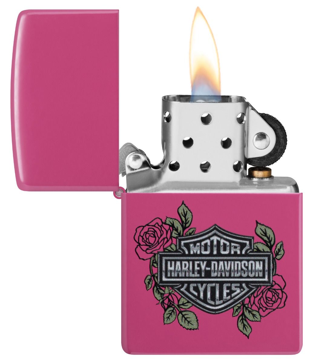 Zippo Aansteker 49846 Harley Frequency - achteraanzicht