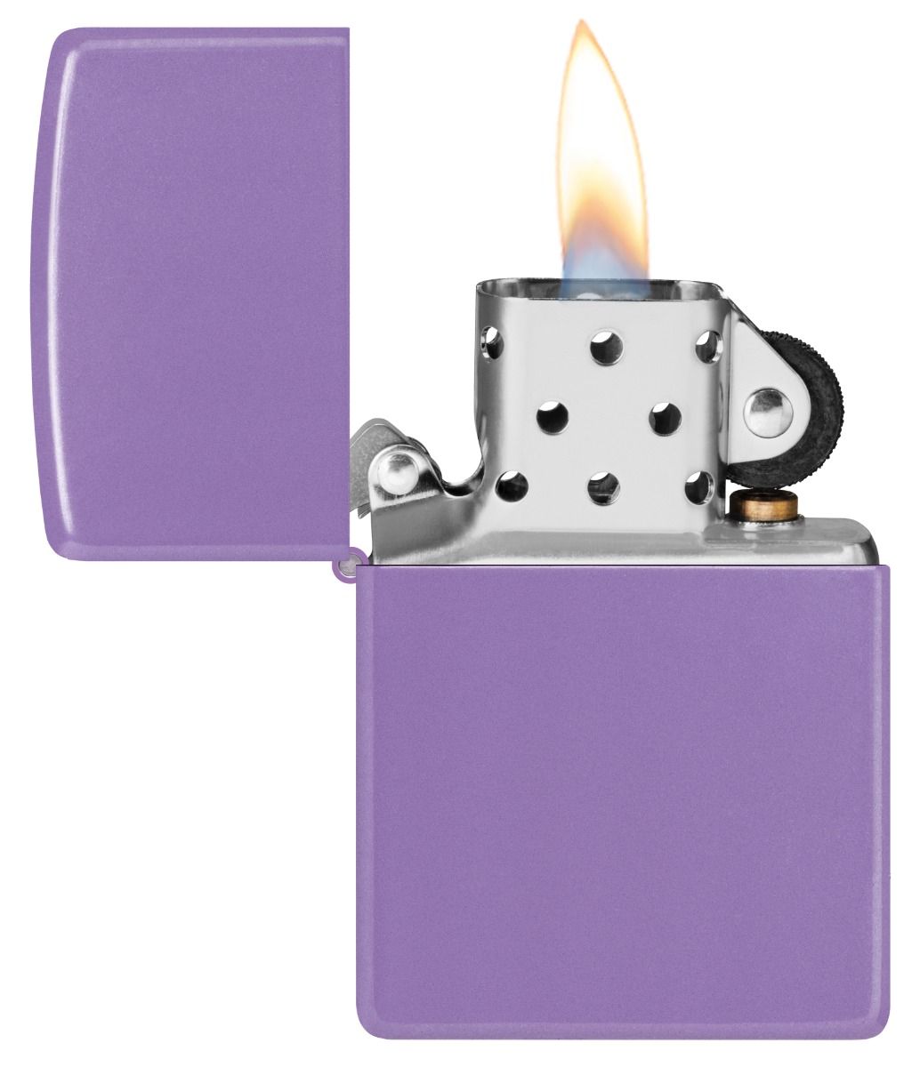 Zippo Aansteker 46681 Smokey Lavender - achteraanzicht
