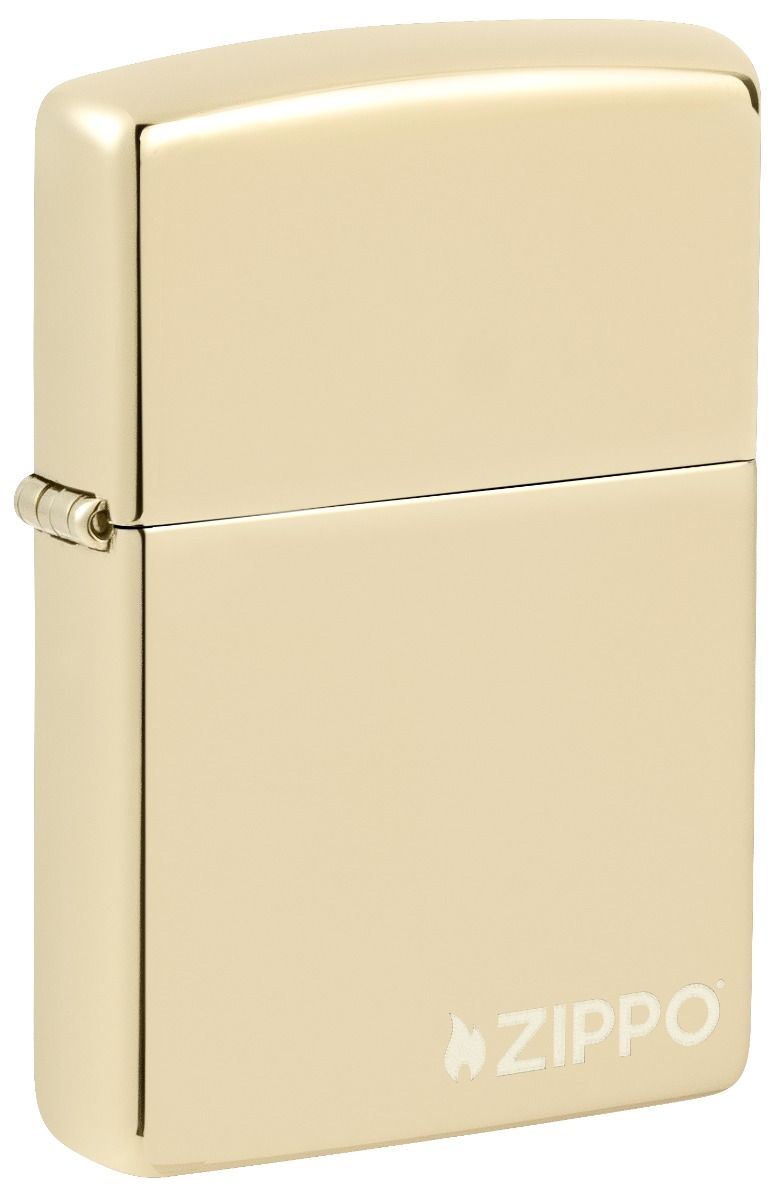 Zippo Aansteker 46682ZL Champagne with Zippo Logo - vooraanzicht