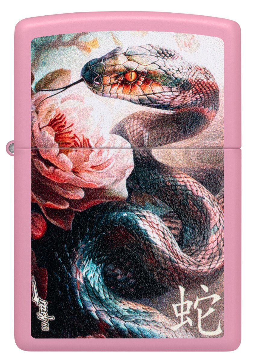 Zippo Aansteker - 238 Animals - Mazzi Design - achteraanzicht