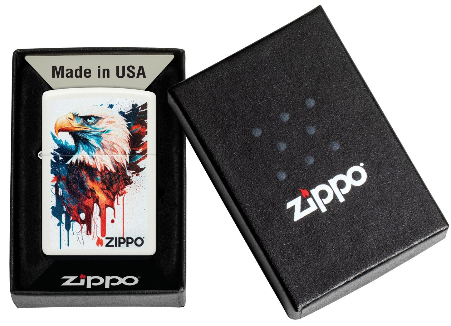 Zippo Aansteker - 214 Colorful Eagle - detail 2