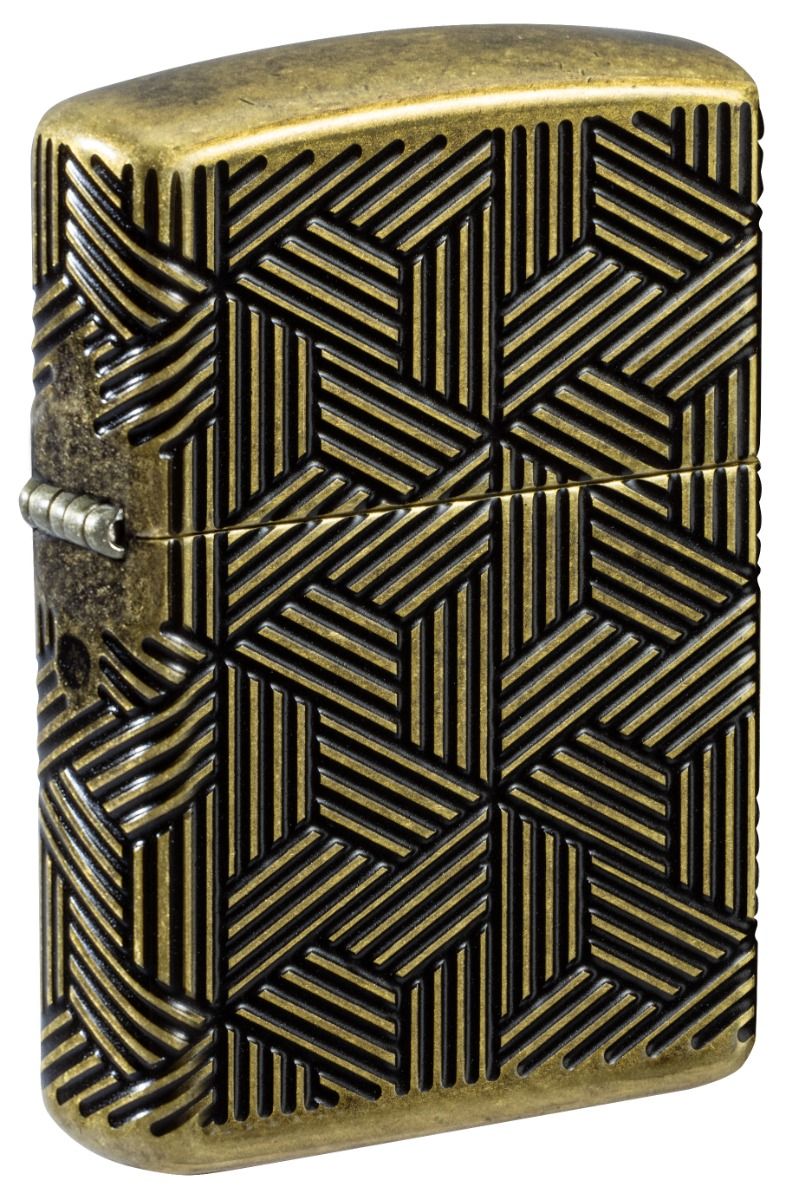 Zippo Aansteker 29561 Art Deco Pattern Design - achteraanzicht