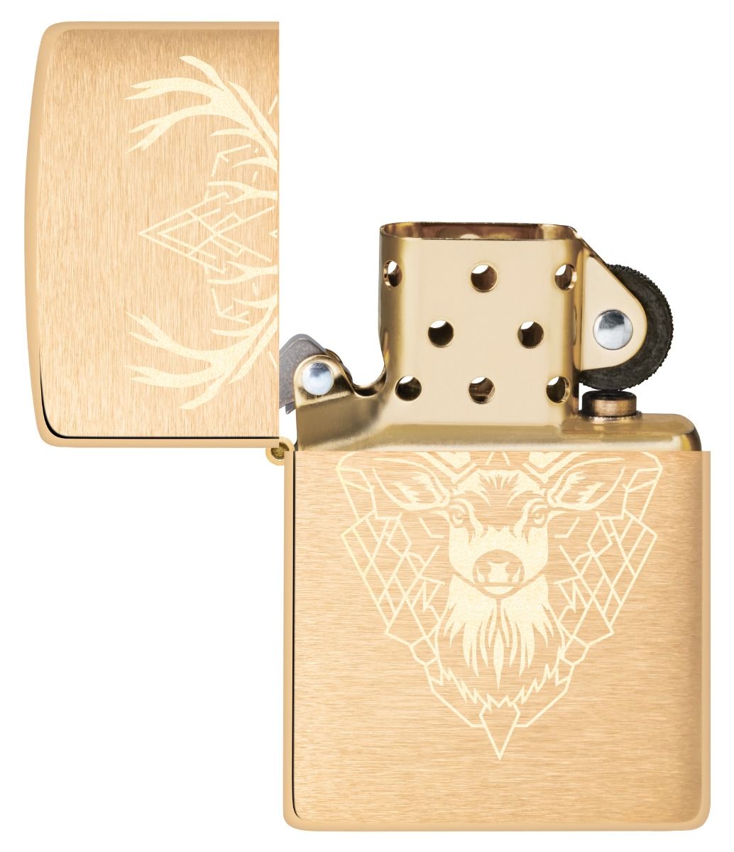 Zippo Aansteker - 204B Fantasy Deer Design - detail 1