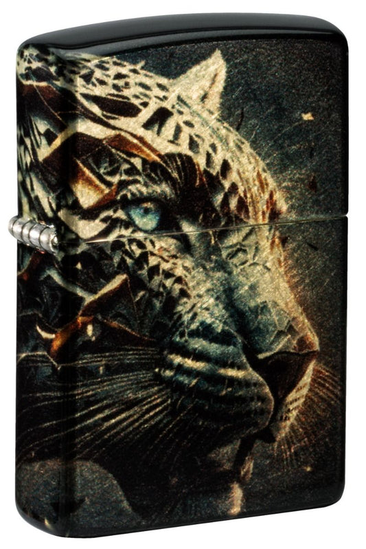 Zippo 48458 Futuristic Panther Design aansteker vooraanzicht
