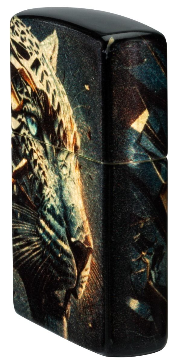 Zippo 48458 Futuristic Panther Design aansteker detail 2