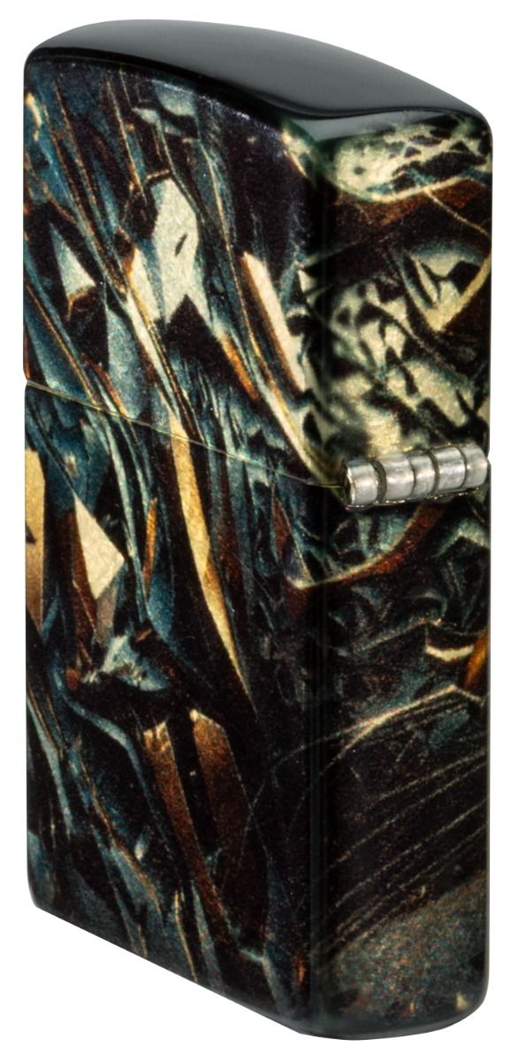 Zippo 48458 Futuristic Panther Design aansteker detail 3
