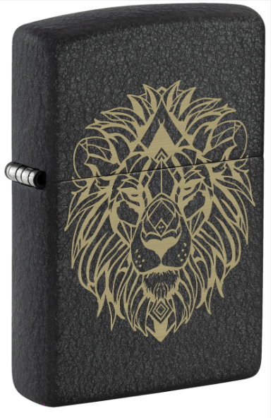 Zippo Aansteker - 236 Geometric Lion Design - vooraanzicht
